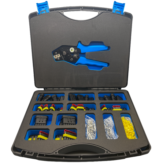 Profi Steckverbinder Set inklusive Crimpzange