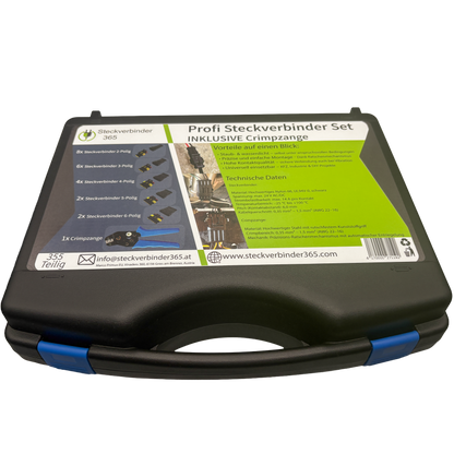 Profi Steckverbinder Set inklusive Crimpzange